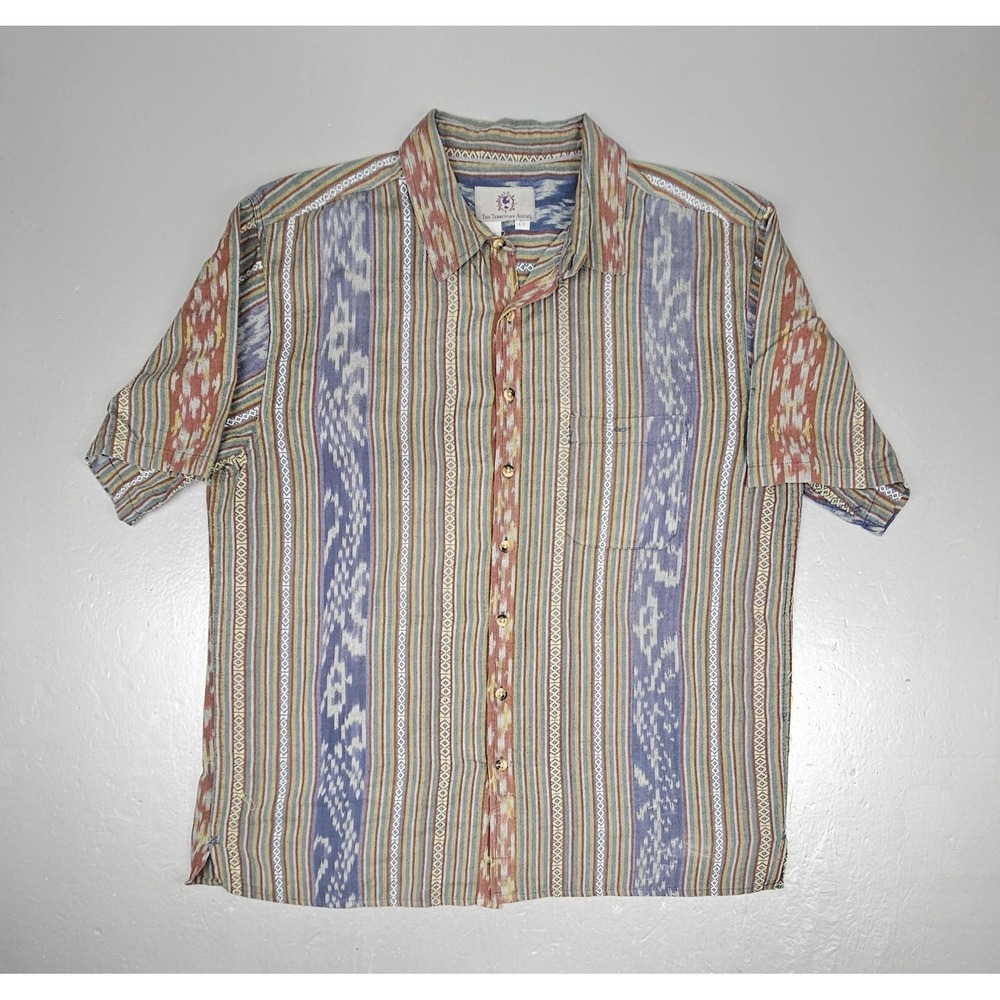 The‎ Territory Ahead Button Up Shirt Mens Large-Tall Aztec Tapestry Southwestern